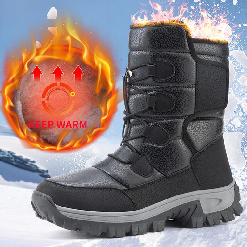 Waterproof Winter Boot - Sepatu Bot Salju Pria Berbulu Hangat