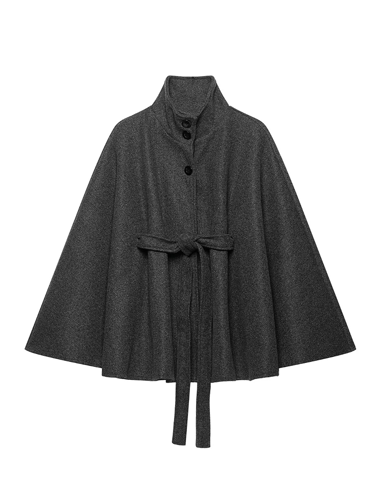 TFMLN Mantel Wol Wanita Dengan - Wool Coat Peacoat ulasan dan harga