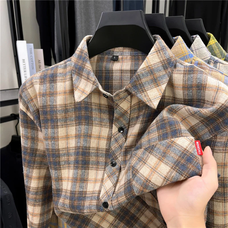 Kemeja Pria Panjang Retro Moti - Flannel Shirt Lined ulasan dan harga