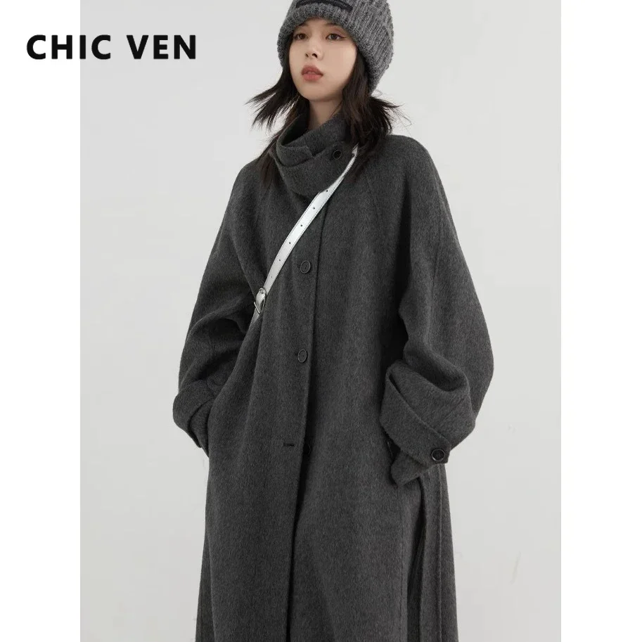 CHIC mantel wol wanita Korea,  - Wool Coat Peacoat ulasan dan harga