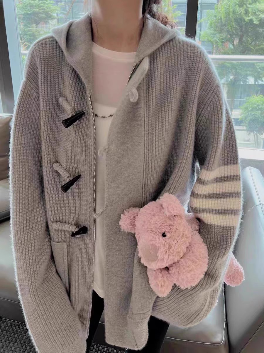 Kardigan rajut Wanita Berkerud - Wool Coat Peacoat ulasan dan harga