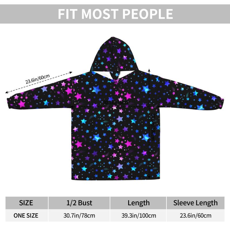 Hoodie Selimut Wanita Motif Ga - Sherpa Hoodie Fleece ulasan dan harga
